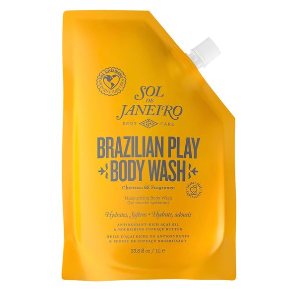 Sol de Janeiro Brazilian Play Moisturizing Shower Gel Body Wash Refill Pouch 33.8 fl oz.