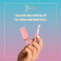 Thumbnail for Juvia's Place Magic Lip Oil - Watermelon - Smooth, Hydrating with Vitamin E for Soft, Glossy, Juicy Lips - Infused with Fruit Extracts - Tinted, Shimmering, Lightweight & Non-sticky Lip Oil for Summer