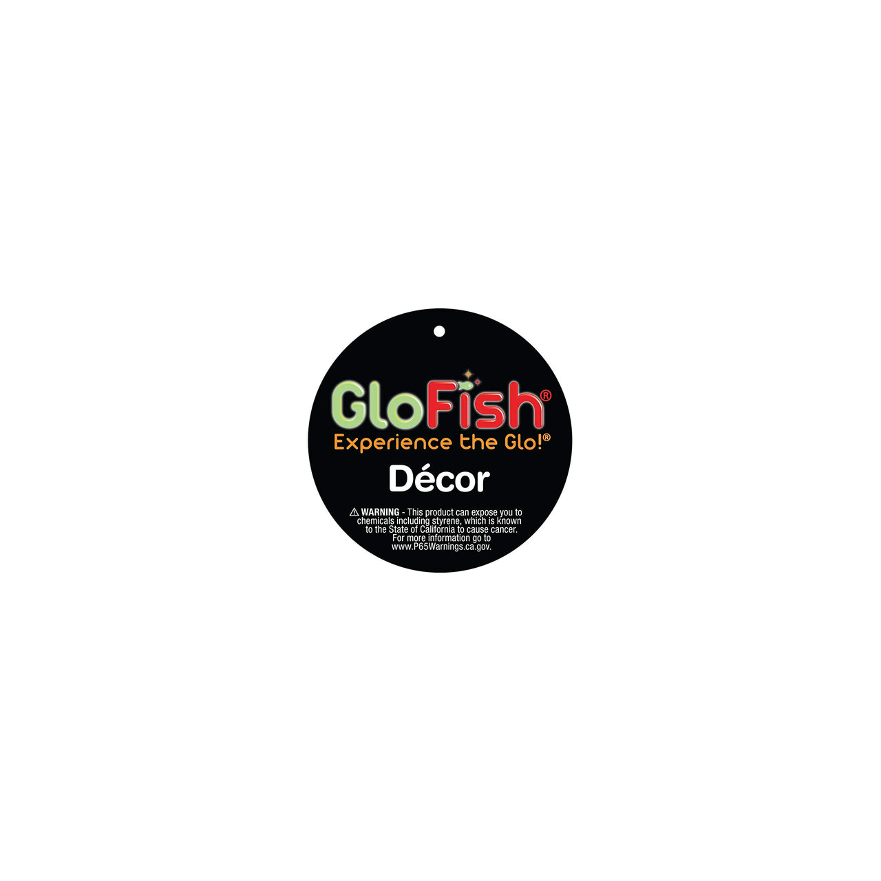 GloFish Plant Aquarium Décor, Orange and Yellow Large, Fluorescent Under Blue LED Light