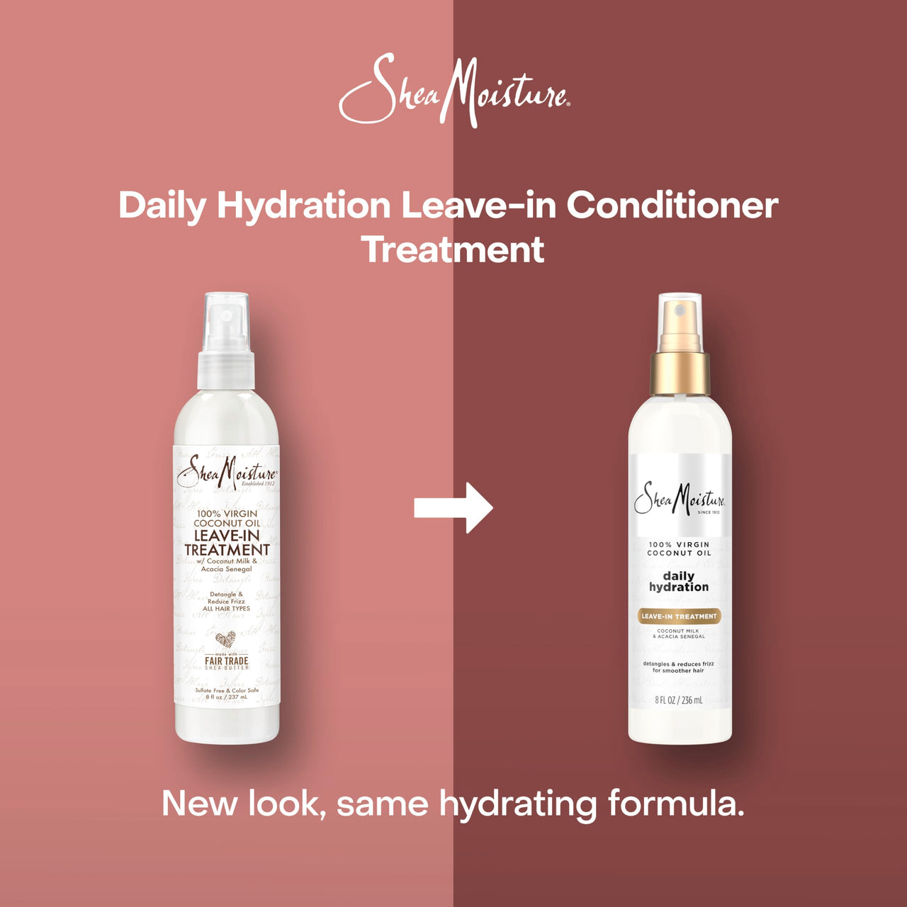 SheaMoisture 100% Virgin Coconut Oil Leave-in Treatment, 8 Ounce
