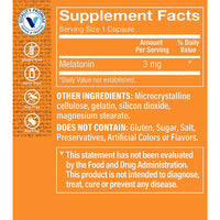 Thumbnail for The Vitamin Shoppe Melatonin 3 MG - Sleep Support, Restful Sleep & Healthy Sleep Cycle, Natural Sleep Aid (240 Capsules)