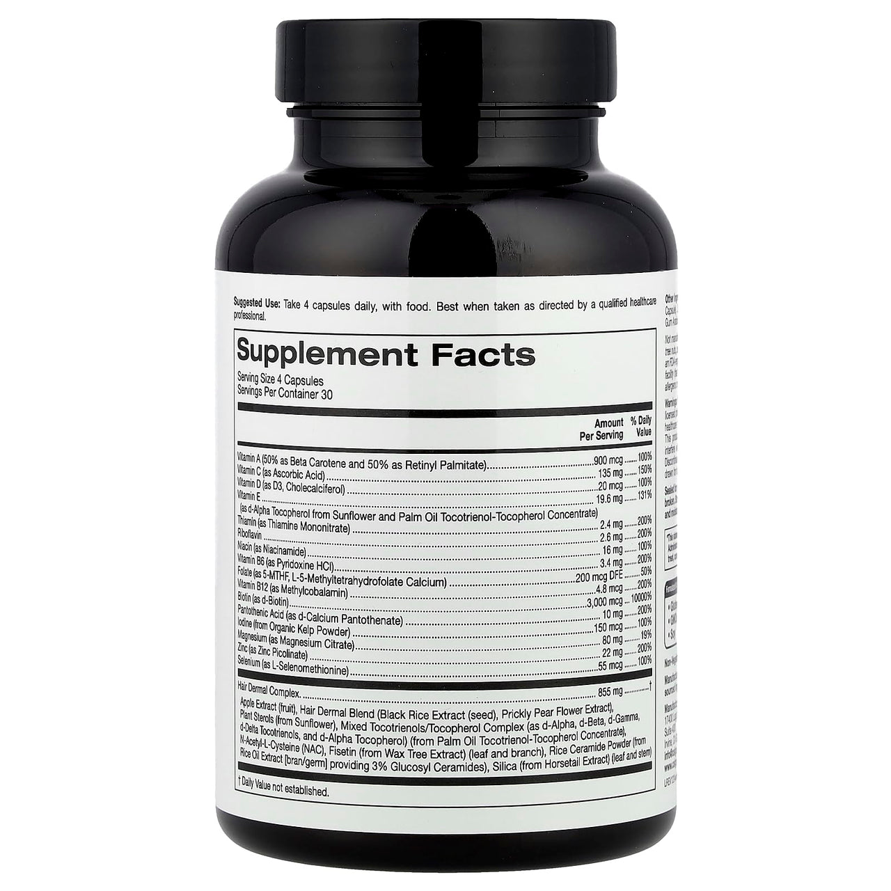California Gold Nutrition Beauty, Women's Hair Multivitamin, 120 Veggie Capsules