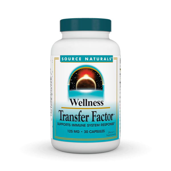 Image 1 of Source Naturals Wellness Transfer Factor, Supports Immune System Response* 125mg - 30 Capsules