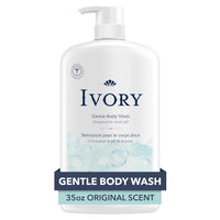 Thumbnail for Ivory Body Wash, Designed for the Whole Family, Gentle Formula, Free of Dyes Heavy Perfumes Parabens Phthalates & Silicones, Original Scent, 35 oz