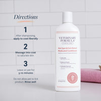 Thumbnail for Veterinary Formula Clinical Care Hot Spot & Itch Relief Cat & Dog Medicated Conditioner, 16 oz – Oatmeal Conditions Skin for a Lustrous Coat, Formulated to Help Alleviate Itchy Skin