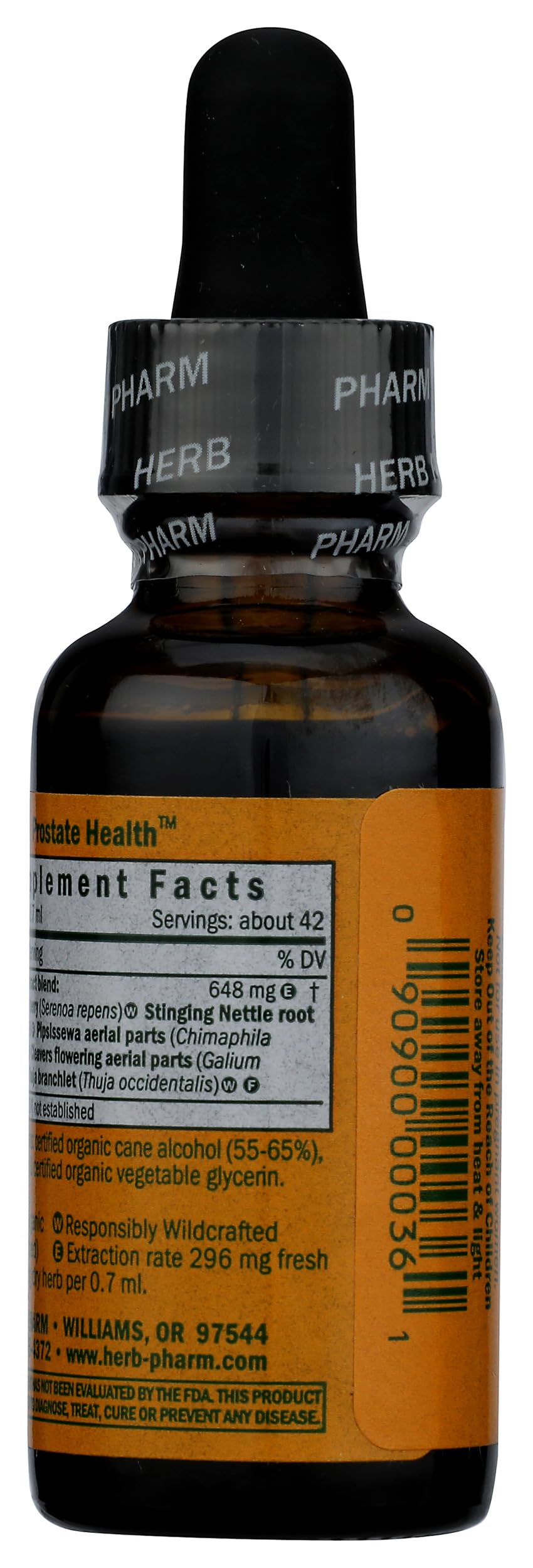 Herb Pharm Prostate Health Liquid Herbal Formula with Saw Palmetto Liquid Extract - 1 Ounce