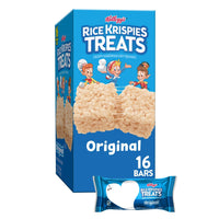 Thumbnail for Rice Krispies Treats Marshmallow Snack Bars, Kids Snacks, Lunch Snacks, Original, 12.4oz Box (16 Bars)
