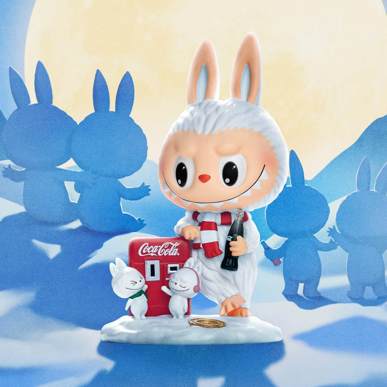 POP MART The Monsters Coca-Cola Series, Blind Box Figures, Random Design Action Figures Collectible Toys Home Decorations, Holiday Birthday Gifts, Single Box