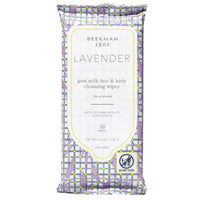 Thumbnail for Beekman 1802 Face Wipes – Makeup Remover Wipes for Face, Facial Cleansing Wipes that Remove Makeup & Dirt, Travel Essentials, Face Wipes with Goat Milk & Aloe, Lavender 30 Count