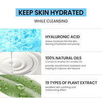 Thumbnail for coxir ULTRA HYALURONIC CLEANSING OIL, Travel-Size, Korean Facial Cleanser l Blackhead, Makeup Removal with Hyaluronic Acid, Cruelty Free, No Mineral Oil [1.69fl.oz (Pack of 1)]