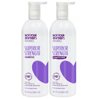 Thumbnail for Not Your Mother's Naturals Superior Strength Shampoo & Conditioner Set - 15.2 fl oz - Sulfate-Free Hair Products - Rice Water & Himalayan Moringa