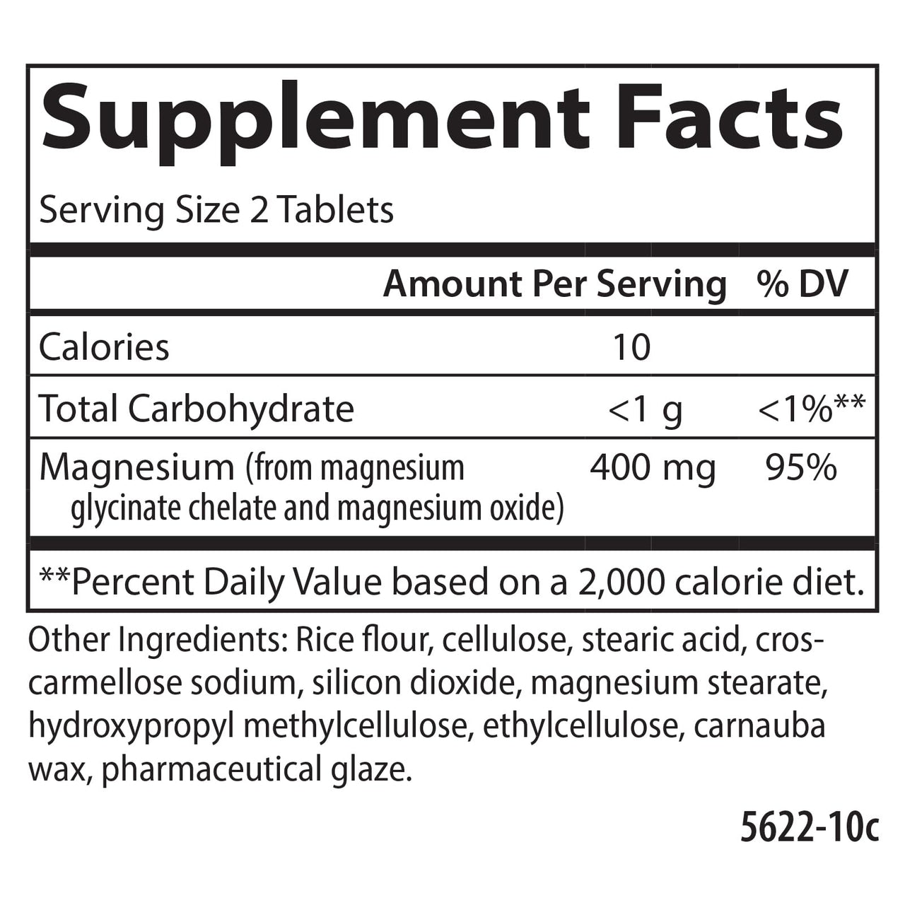 Carlson – Buffered Magnesium, 400 mg – Gentle Absorption for Heart & Muscle Function, Bone Support, 240 Tablets
