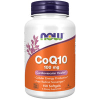 Thumbnail for NOW Foods Supplements, CoQ10 (Coenzyme Q10) 100 mg, Pharmaceutical Grade, Cardiovascular Health*, 150 Softgels