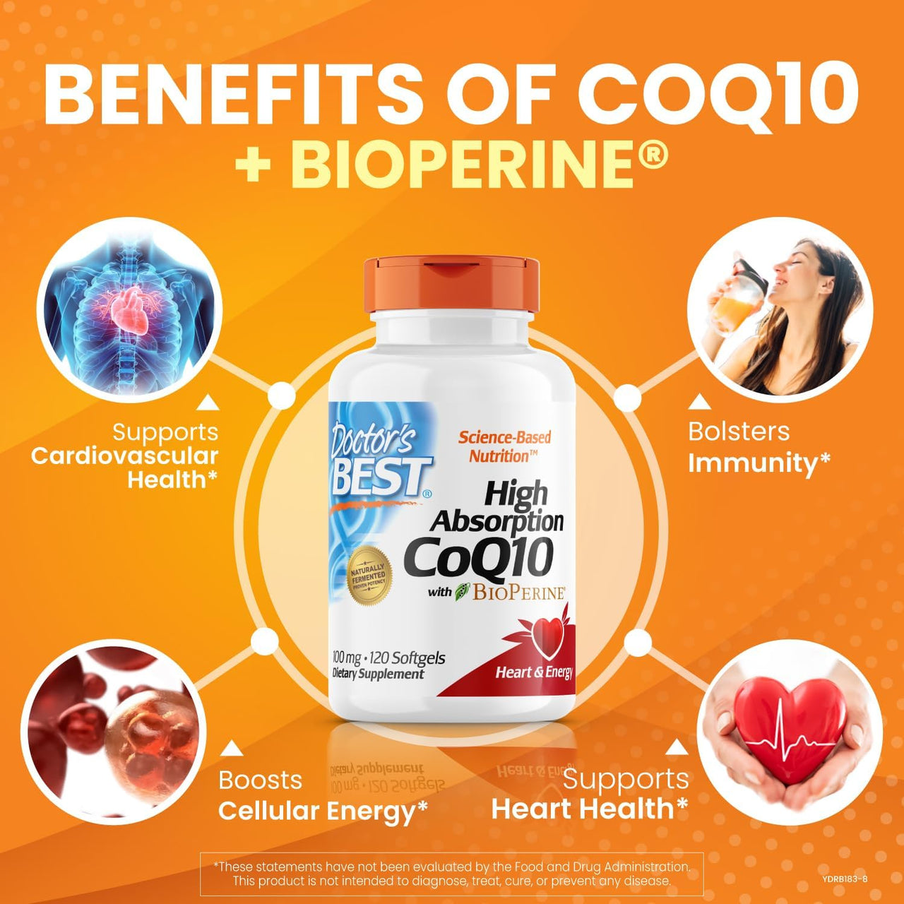 Doctor's Best High Absorption CoQ10 with BioPerine Softgels