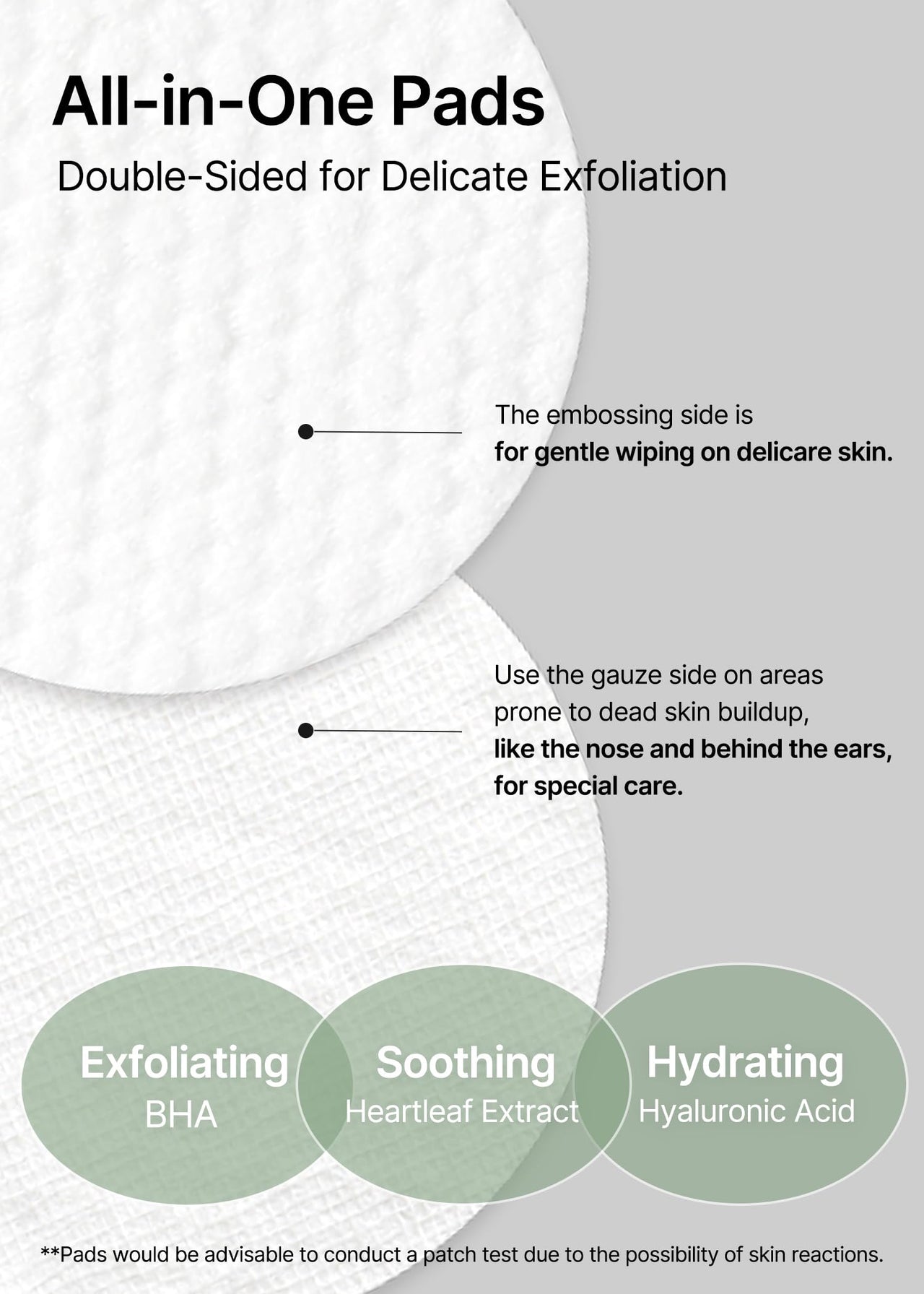 celimax Ji.Woo.Gae Heartleaf BHA Peeling Pad | Pore Care, Exfoliating Double-Side Toner Pads, Facial Peels, Hydrating, Tea Tree, For Acne Prone & Breakouts, Christmas Gift, Stocking Stuffers (60pads)
