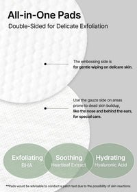 Thumbnail for celimax Ji.Woo.Gae Heartleaf BHA Peeling Pad | Pore Care, Exfoliating Double-Side Toner Pads, Facial Peels, Hydrating, Tea Tree, For Acne Prone & Breakouts, Christmas Gift, Stocking Stuffers (60pads)