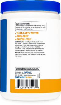 Thumbnail for Nutricost Magnesium Citrate Powder (Peach Mango, 500 Gram)