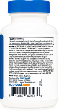 Thumbnail for Nutricost Pregnenolone 30mg, 120 Capsules - Non-GMO, Gluten Free, Vegetarian Capsules