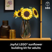 Thumbnail for LEGO Botanicals Sunflower Bouquet Building Set for Adults, Ages 18+ - Gift for Birthdays - Artificial Flowers for Home Office, Bedroom or Desk Decor - 11502