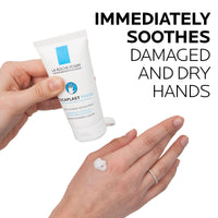 Thumbnail for La Roche-Posay Cicaplast Hand Cream, Instant Relief Moisturizing Hand Lotion for Dry Hands, Shea Butter Lotion for Dry Cracked Hands, Non Greasy, Fragrance Free, 1.69 Fl Oz (Pack of 1)