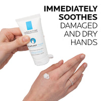 Thumbnail for La Roche-Posay Cicaplast Hand Cream, Instant Relief Moisturizing Hand Lotion for Dry Hands, Shea Butter Lotion for Dry Cracked Hands, Non Greasy, Fragrance Free, 1.69 Fl Oz (Pack of 1)