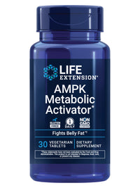 Thumbnail for Life Extension AMPK Metabolic Activator*, Hesperidin, G. pentaphyllum, Fight unwanted Belly Fat, Target Overall Fat, Gluten-Free, Vegetarian, 1-Daily, Non-GMO, 30 Tablets