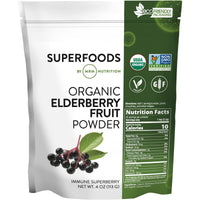 Thumbnail for MRM Organic Elderberry Fruit Powder - For Women & Men - USDA Organic Pure Elderberry Powder Superfood with Antioxidants, Vitamin C & Immune-Supporting Nutrients, Vegan & Gluten-Free - 45 Servings