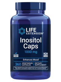 Thumbnail for Life Extension Inositol Caps – 1000 mg, Myo-Inositol – Mood Health, Well-Being, Healthy Metabolism, Hormone Balance – Gluten-Free, Non-GMO, Vegetarian – 360 Capsules