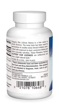 Thumbnail for Planetary Herbals Slippery Elm Lozenges, Herbal Throat Support, 24 Lozenge