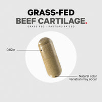 Thumbnail for Codeage Grass Fed Beef Cartilage Supplement - Freeze Dried, Non-Defatted, Desiccated Beef Tracheal Bovine Cartilage & Liver Pills – Pasture Raised Argentina Beef Vitamins - Non-GMO -180 Capsules
