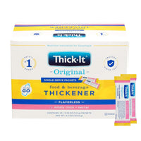 Thumbnail for Thick-It Original Food & Beverage Mildy Thick Single-Serve Packets for Dysphagia (IDDSI), Nectar Consistency, Digestible Swallowing Aid, Easy-to-Mix & Instant Dissolve, 5g Packet (200 Pack)
