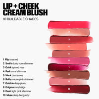 Thumbnail for Milk Makeup Lip + Cheek Stick – Buildable Cream Blush + Lip Color w/Hydrating Mango Butter + Avocado Oil for a Natural Flush – Long-Lasting, Multiuse, Vegan Formula – Quirk (Spiced Rose), 0.21 oz