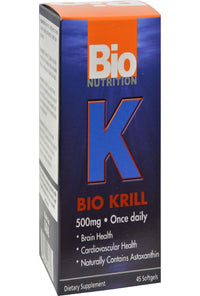 Thumbnail for Bio Nutrition Krill Soft Gels, 45 Count