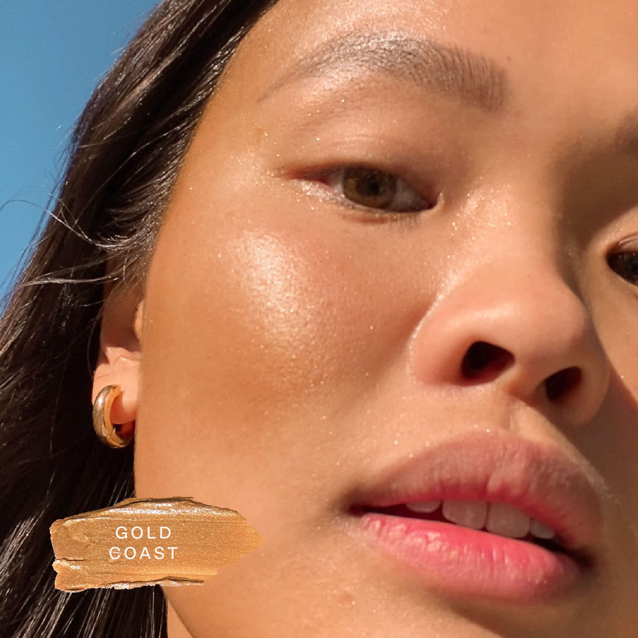 Tower 28 Beauty Bronzino Illuminating Cream Bronzer for Sensitive Skin – Moisturizing, Silicone-Free, Vegan and Cruelty-Free – Color GOLD COAST, Medium Neutral Bronze