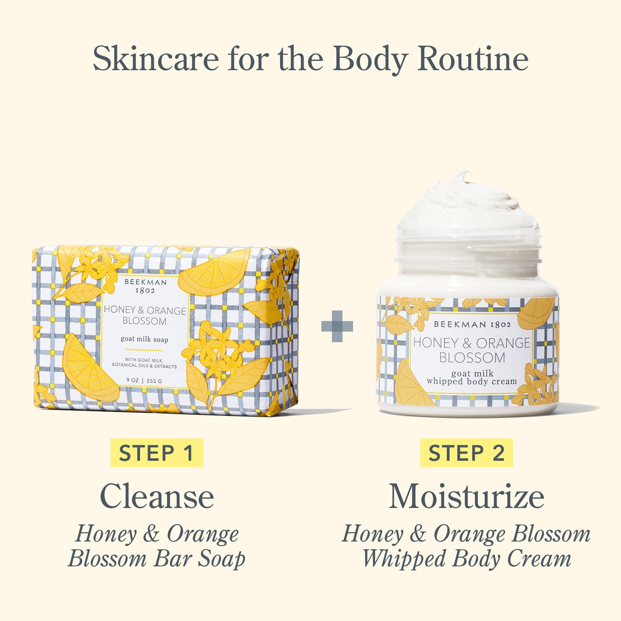 Beekman 1802 Goat Milk Body Soap Bar, Honey & Orange Blossom - Scented - 9 oz - Nourishes, Moisturizes & Hydrates - 100% Vegetable Soap with Lactic Acid - Good for Sensitive Skin - Cruelty Free