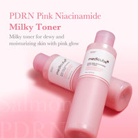 Thumbnail for medicube PDRN Pink Niacinamide Milky Toner for Hydrating, Moisturizing, Soothing, Ceramide, Peptide, Glass Glow Skin, Korean Skincare | 150ml 5.07 fl. Oz.