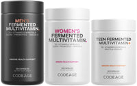 Thumbnail for Codeage Family Multivitamin Bundle – Multivitamins for Teens, Women & Men – Essential Vitamins & Minerals Pack