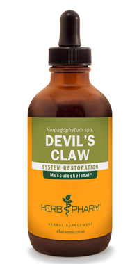 Thumbnail for Herb Pharm Devil's Claw Liquid Extract for Musculoskeletal System Support - 4 Ounce