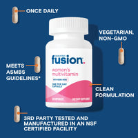 Thumbnail for Bariatric Fusion One Per Day Bariatric Multivitamin with Iron for Women | with Hair and Nails Vitamins Blend | Gastric Bypass and Sleeve Gastrectomy | 30 Capsules | 1 Month Supply