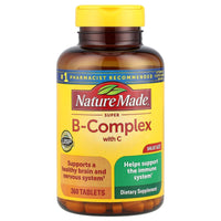 Thumbnail for Nature Made Super Vitamin B-Complex + Vitamin C Tablets, 360 ct
