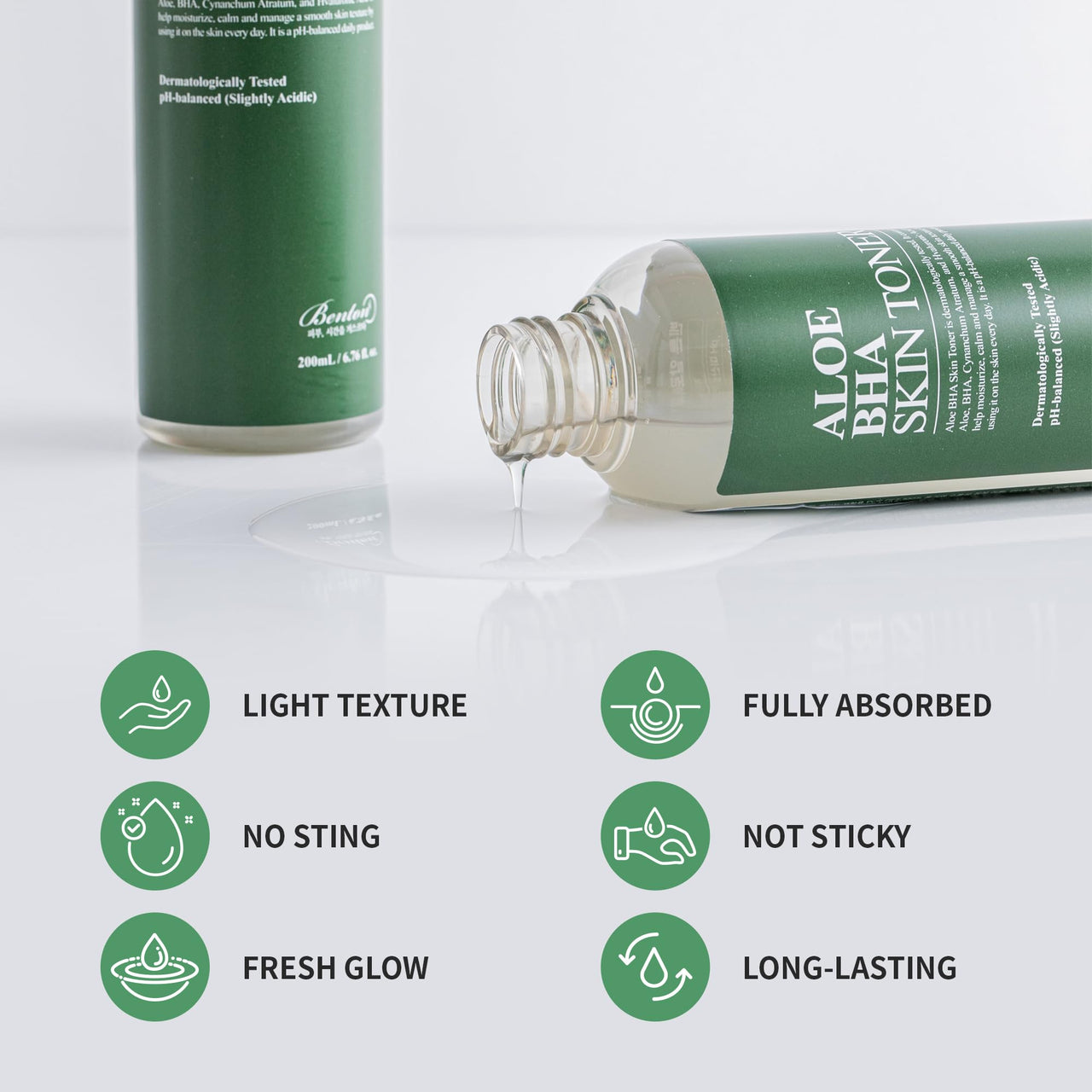 BENTON Aloe Skin Toner - Hydrating Face Toner for Oily & Dry Skin (6.76 fl. oz. / 200ml)