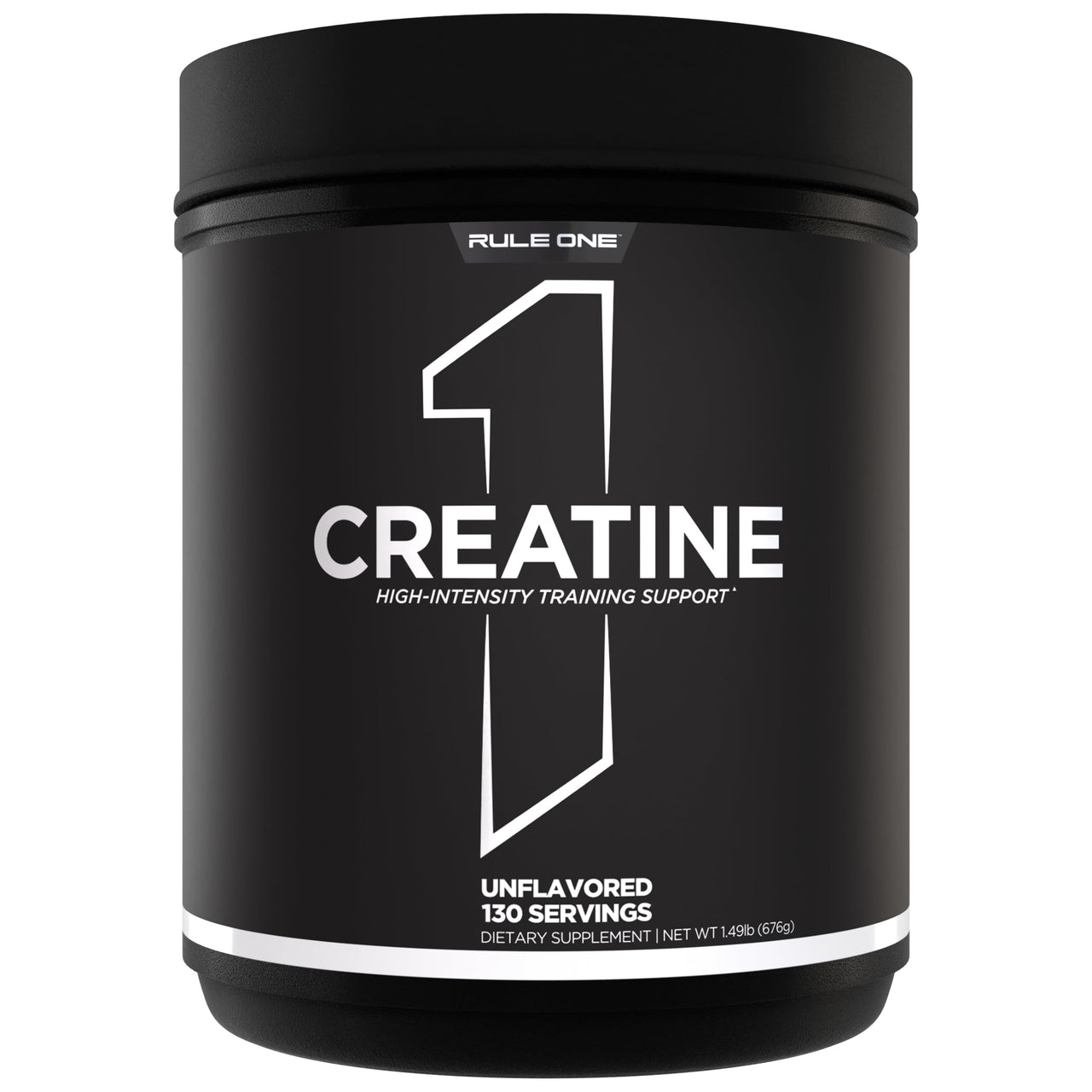 Rule 1 Proteins Creatine Powder – Pure Micronized Creatine Monohydrate for High-Intensity Exercise and Lean Body Mass Support, Flavored and Unflavored (130 Servings, Unflavored)