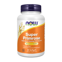 Thumbnail for NOW Supplements, Super Primrose 1300 mg with Naturally Occurring GLA (Gamma-Linolenic Acid), 60 Softgels
