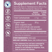 Thumbnail for Organic Beet Root Juice from Concentrate - Nitric Oxide Superfood (32 Fl. Oz.)