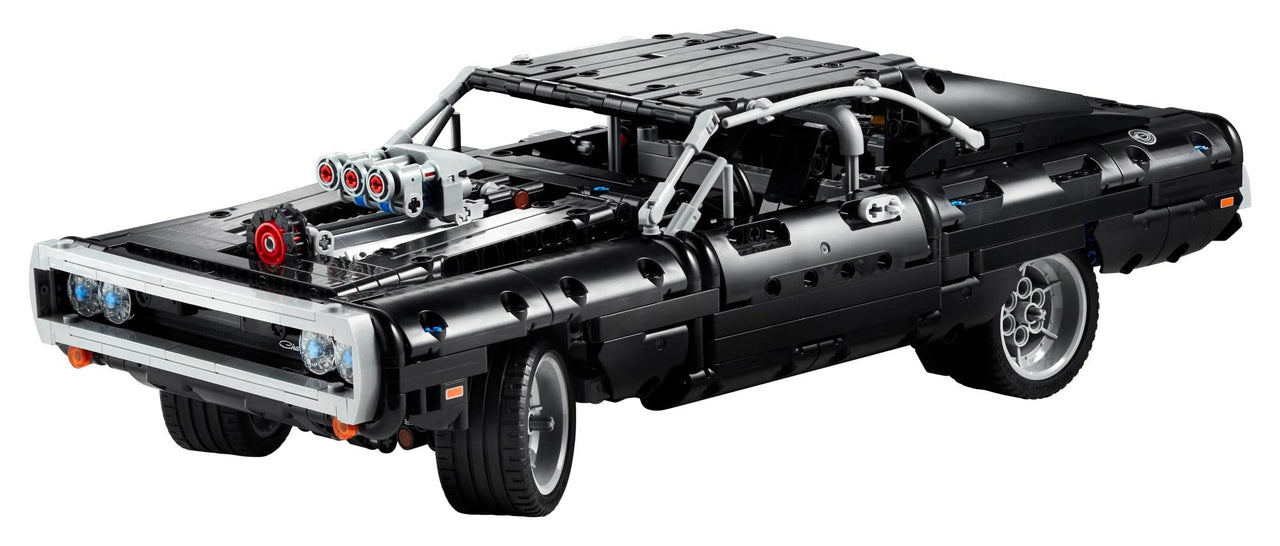 LEGO Technic Fast & Furious Dom's Dodge Charger 42111 Building Toy - Racing Car Model Building Kit, Iconic Movie Inspired Collector's Set, Gift Idea for Kids, Teens, and Adults Ages 10+
