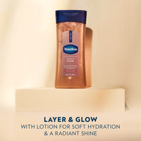 Thumbnail for Vaseline Glazed and Glisten Sunlit Glow Body Gel Oil Vanilla Cocoa Shimmering with Ultra-Hydrating Lipids and 100% Pure Cocoa Butter, 6.8 Oz