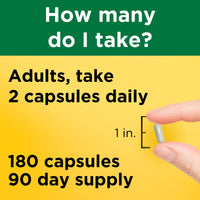 Thumbnail for Nature Made Magnesium Glycinate 200 mg per serving, Magnesium Supplement for Muscle, Heart, Nerve and Bone Support, 180 Magnesium Bisglycinate Capsules, 90 Day Supply