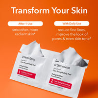 Thumbnail for Dr. Dennis Gross Alpha Beta Extra Strength Daily Peel – 2-Step Exfoliating Pads for Enhanced Anti-Aging, Smoother Skin, and Radiant Complexion, 5 Treatments