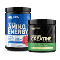 Thumbnail for Optimum Nutrition Amino Energy - Pre Workout with Green Tea, BCAA, Amino Acids & Micronized Creatine Monohydrate Powder, Unflavored, Keto Friendly, 60 Serving