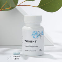 Thumbnail for THORNE Copper Bisglycinate - Well-Absorbed Trace Mineral Supplement - 60 Capsules